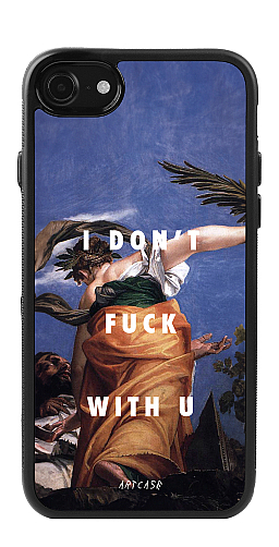  Силіконовий чохол "I don't fck with u" для Iphone 7-8